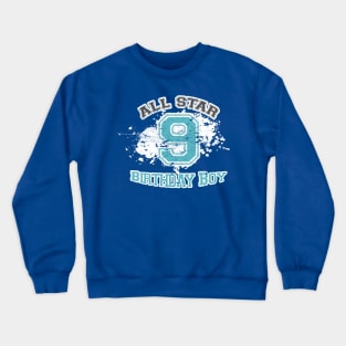 all star varsity birthday boy Crewneck Sweatshirt